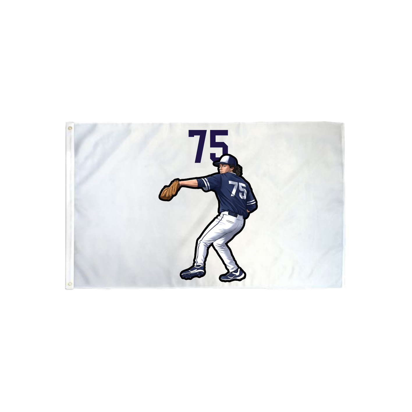 3x5 Flag — Number Top in Classic