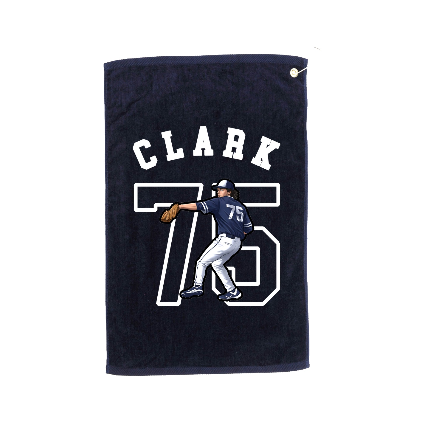 Golf Towel — Shirsey Arch in Navy