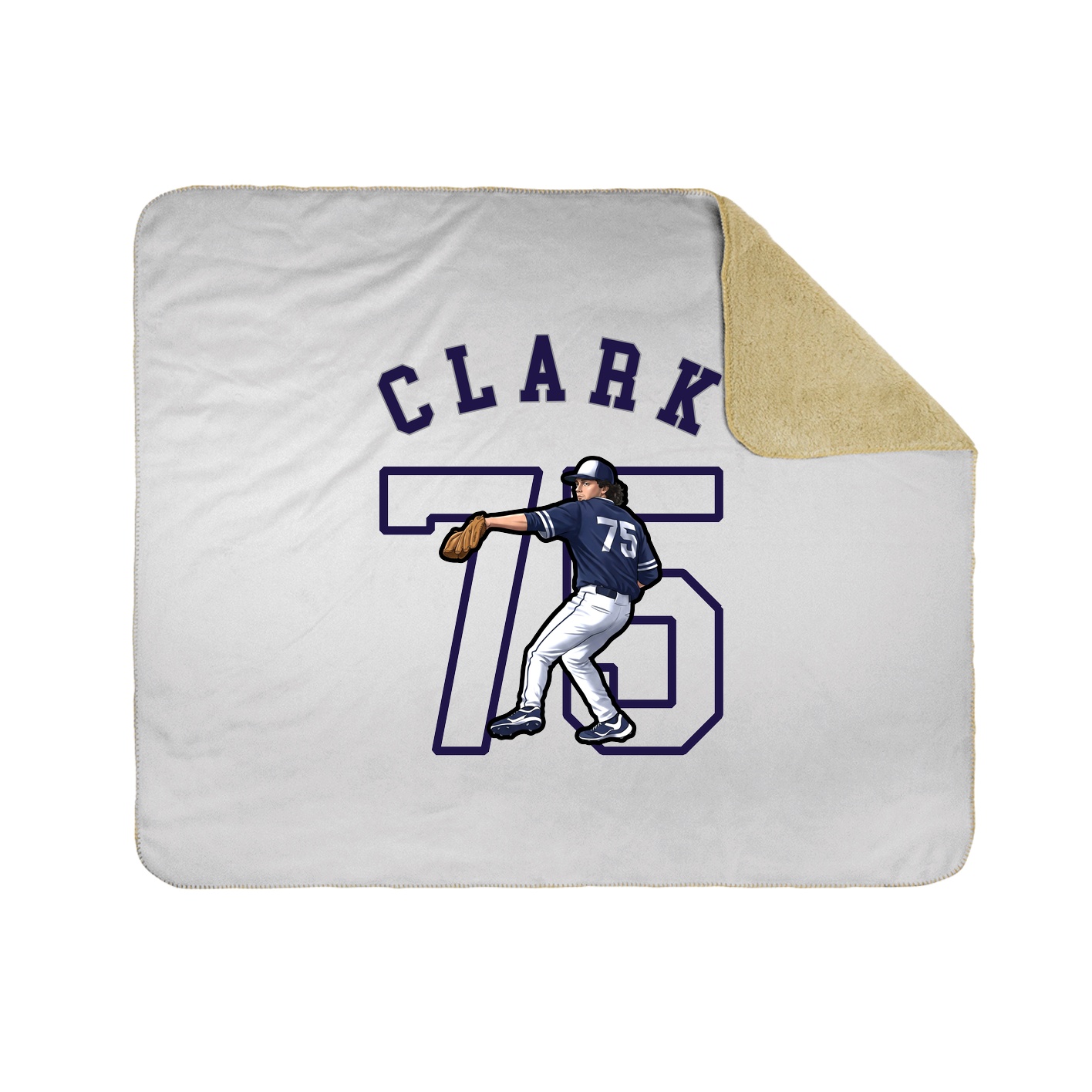 Throw Blanket — Shirsey Arch in White