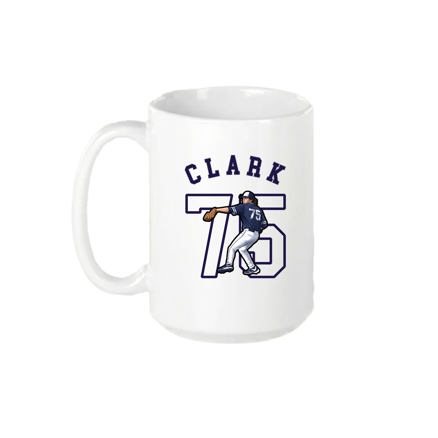 15oz Coffee Mug — Shirsey Arch in White