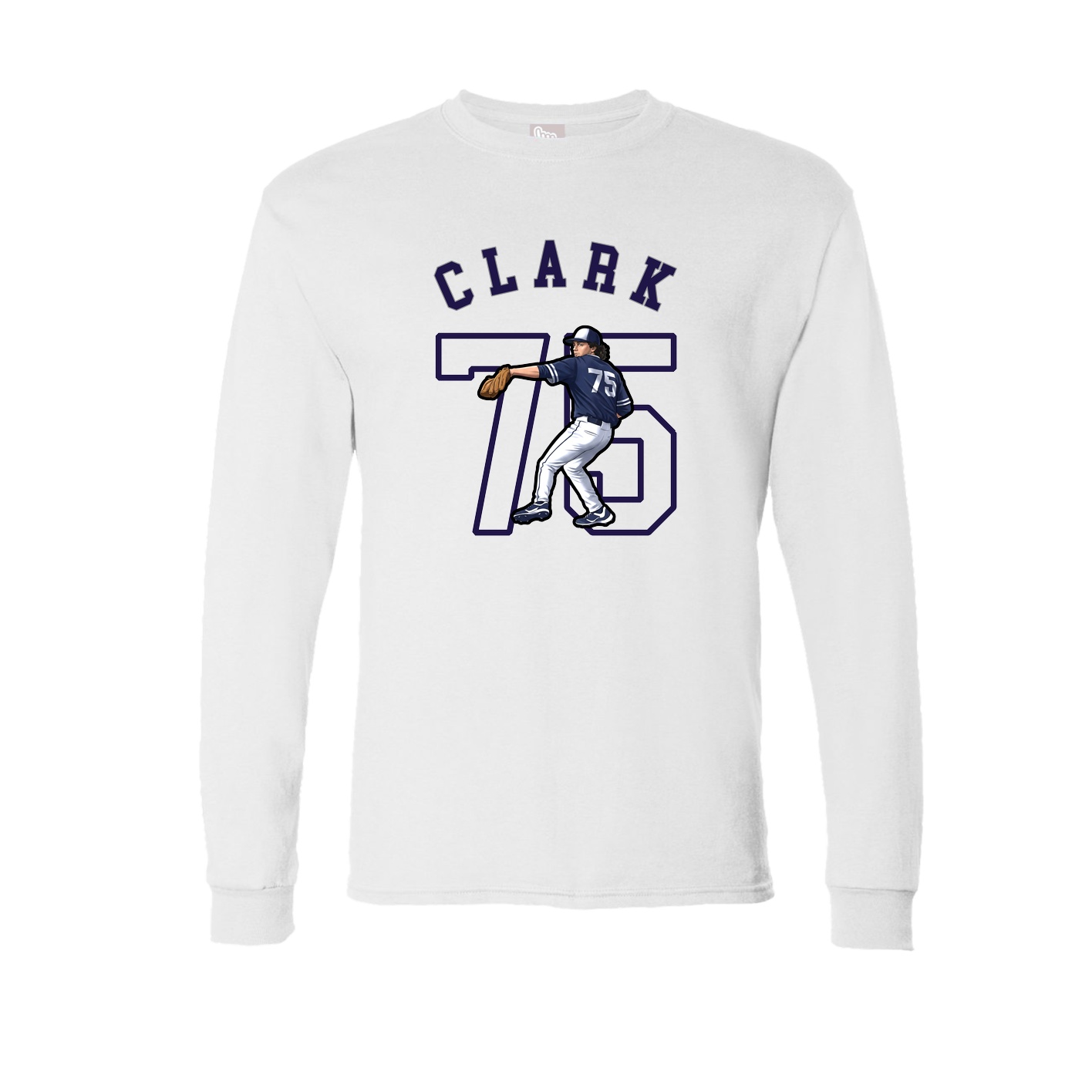 Long Sleeve Tee — Shirsey Arch in White