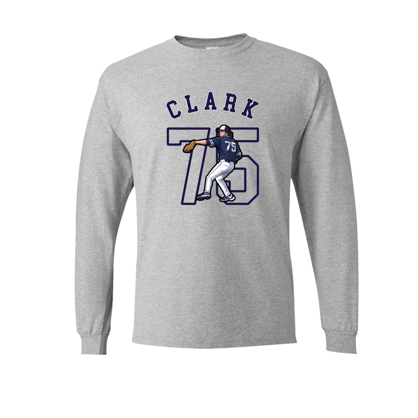 Long Sleeve Tee — Shirsey Arch in Grey