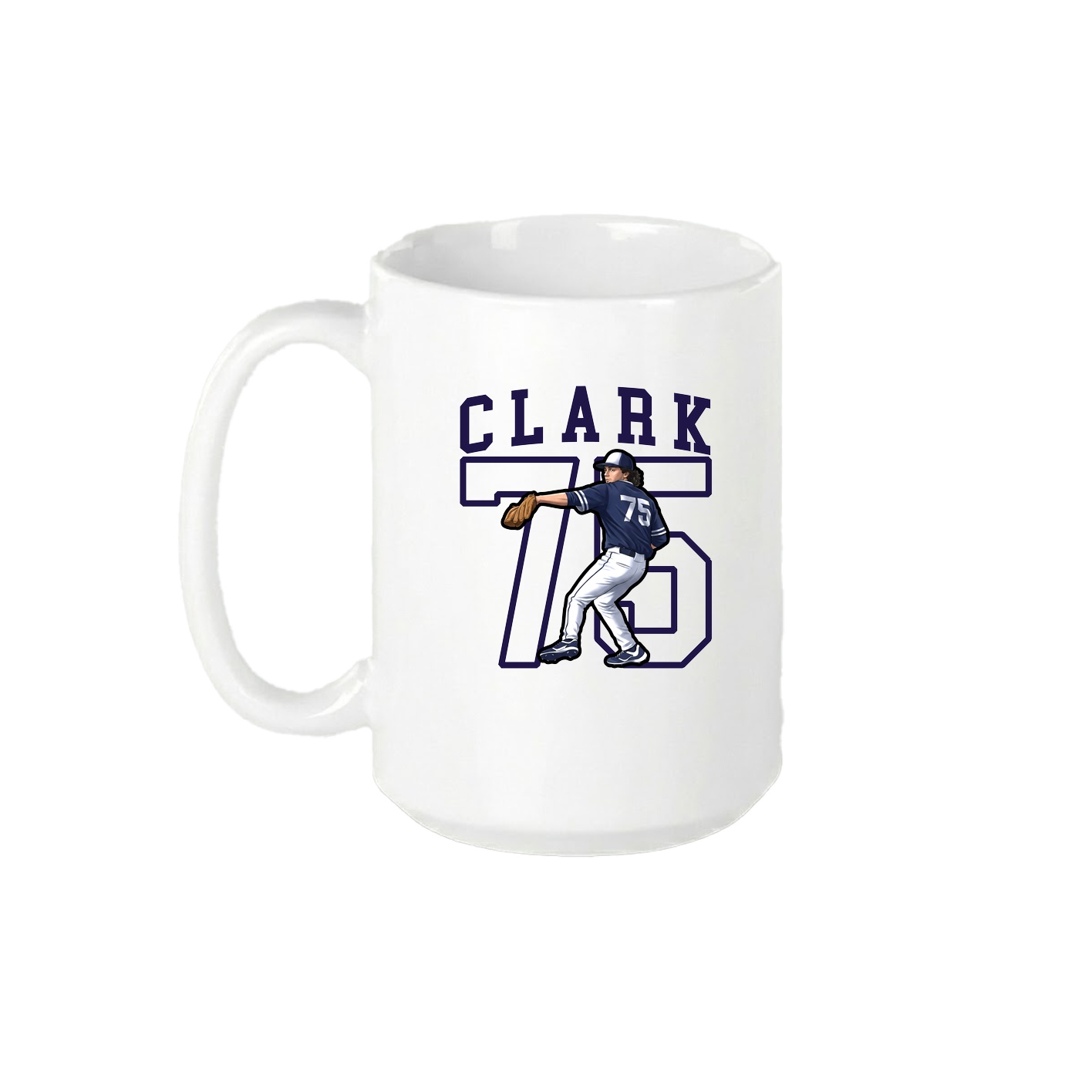 15oz Coffee Mug — Shirsey in White