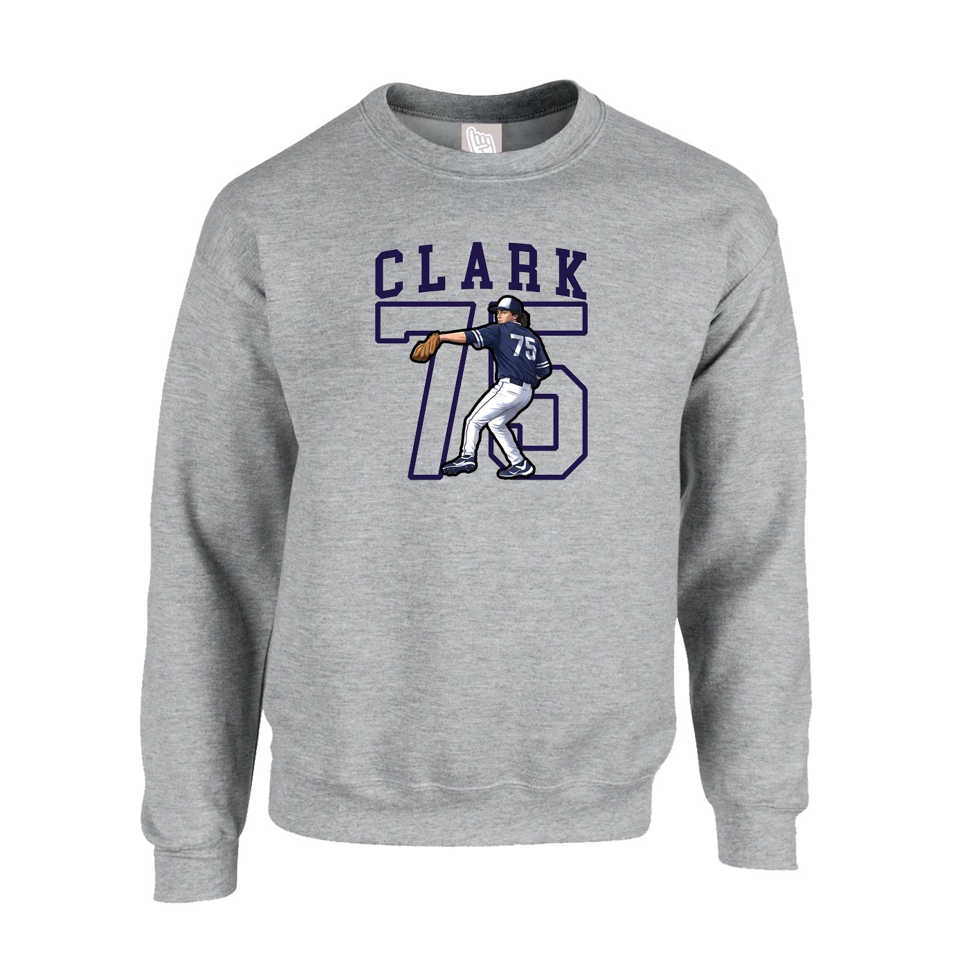 Fleece Crew — Shirsey in Grey