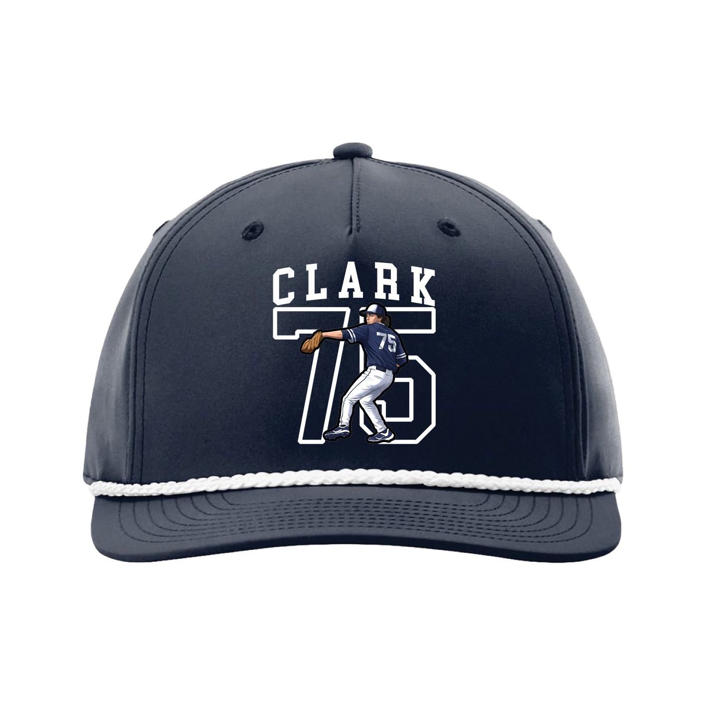 Five-Panel Classic Rope Cap — Shirsey in Navy