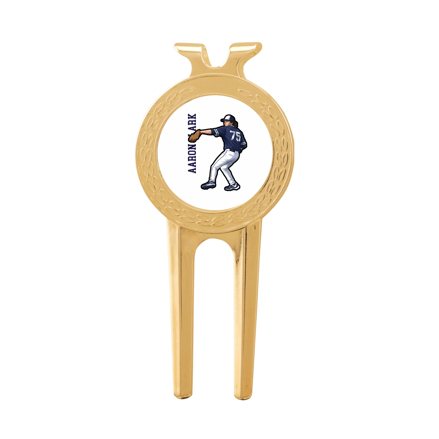 Divot Tool with Ball Marker — Name Vertical in Classic