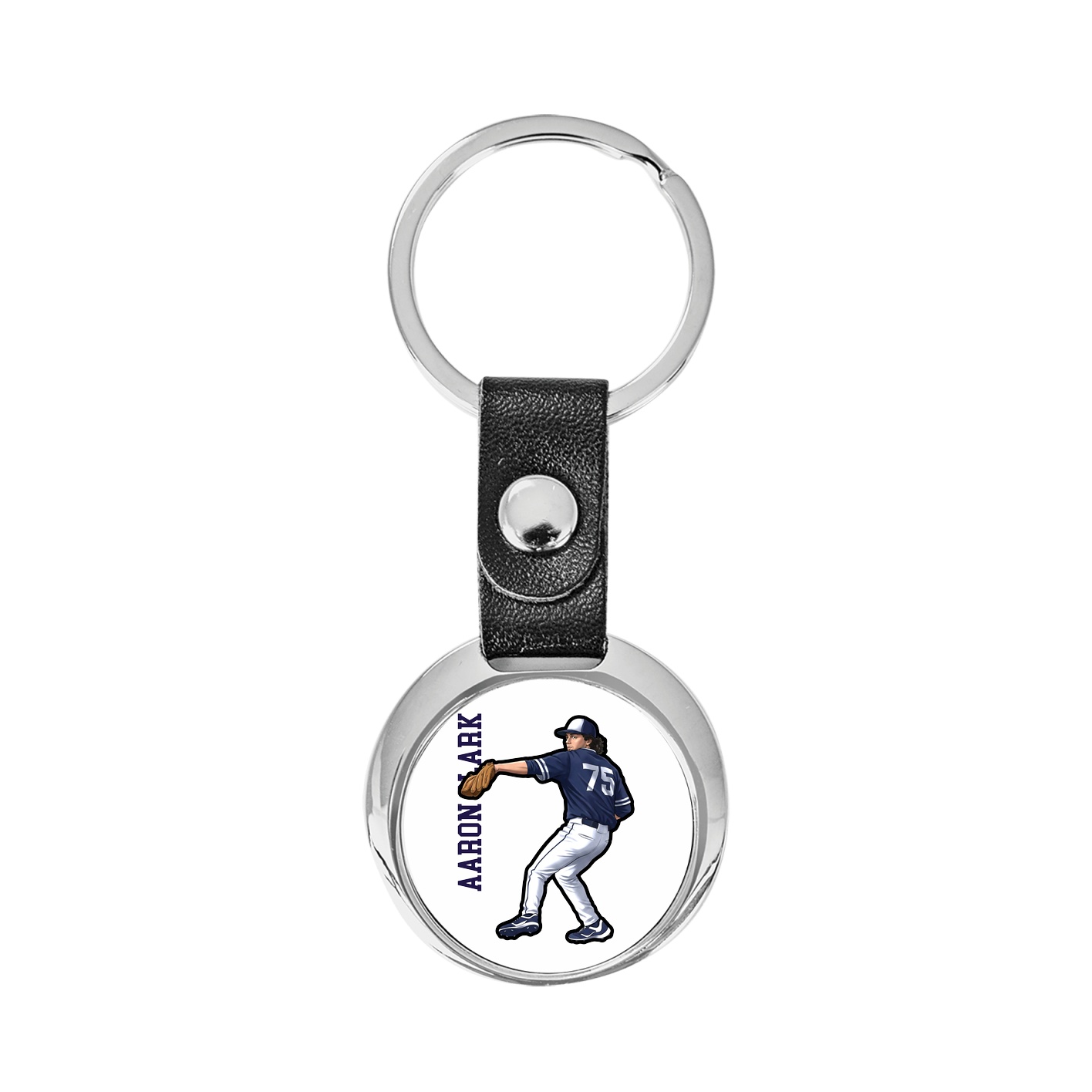 Key Chain — Name Vertical in Classic