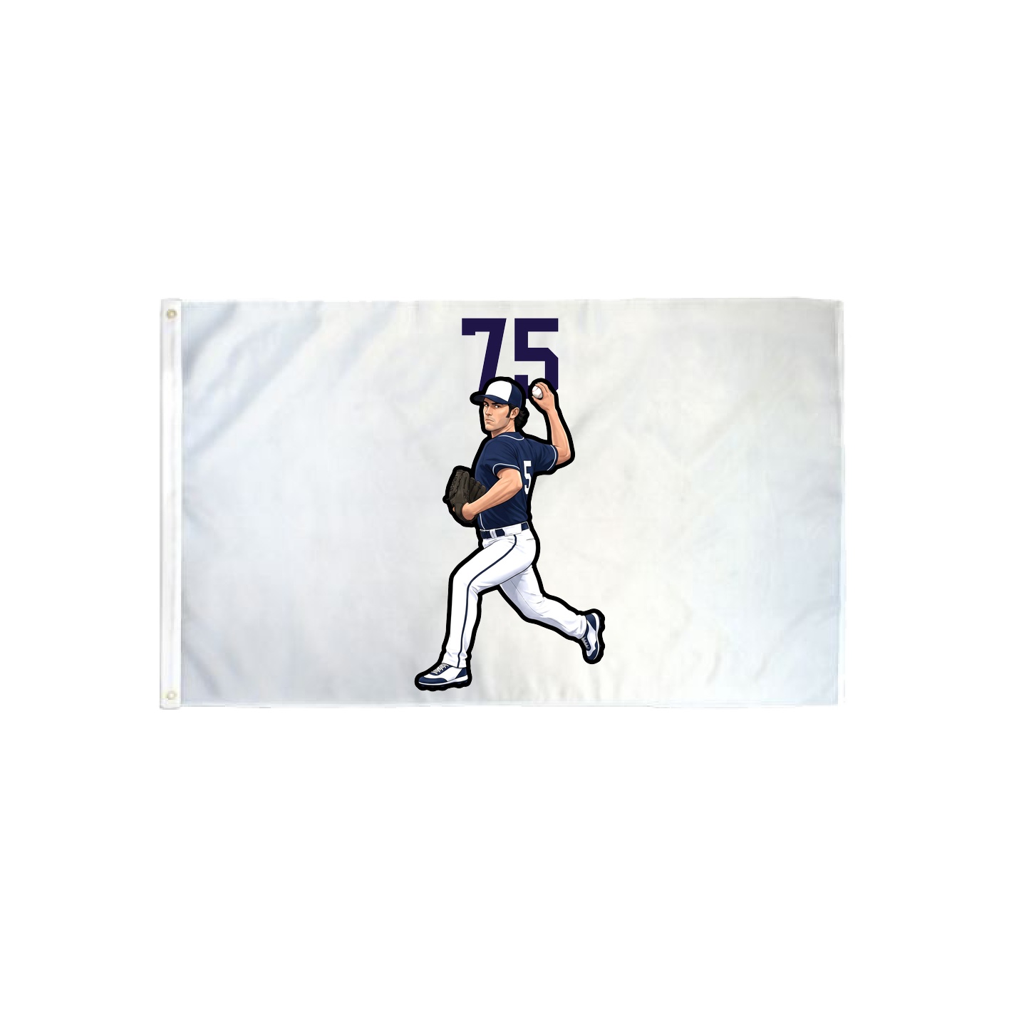 3x5 Flag — Number Top in Classic