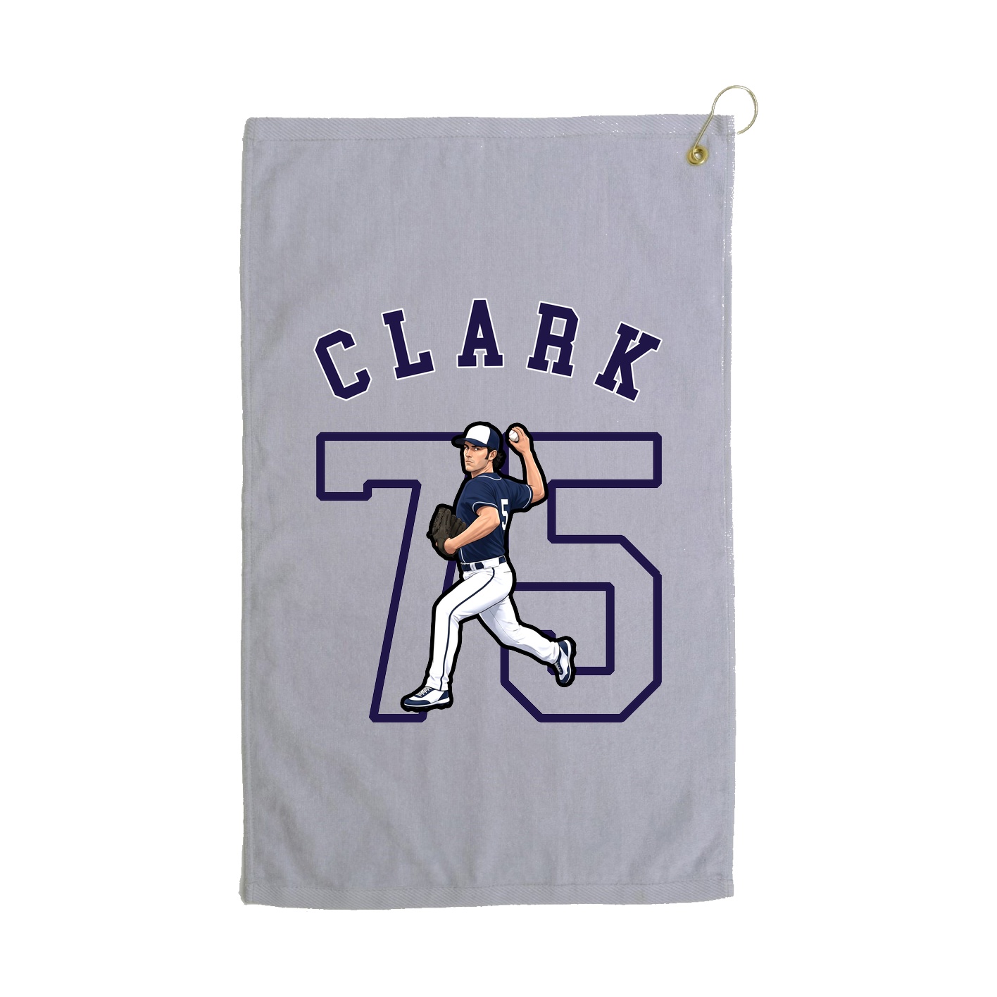 Golf Towel — Shirsey Arch in Grey