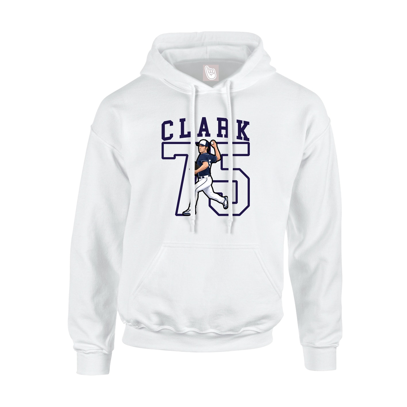 Hoodie — Shirsey in White