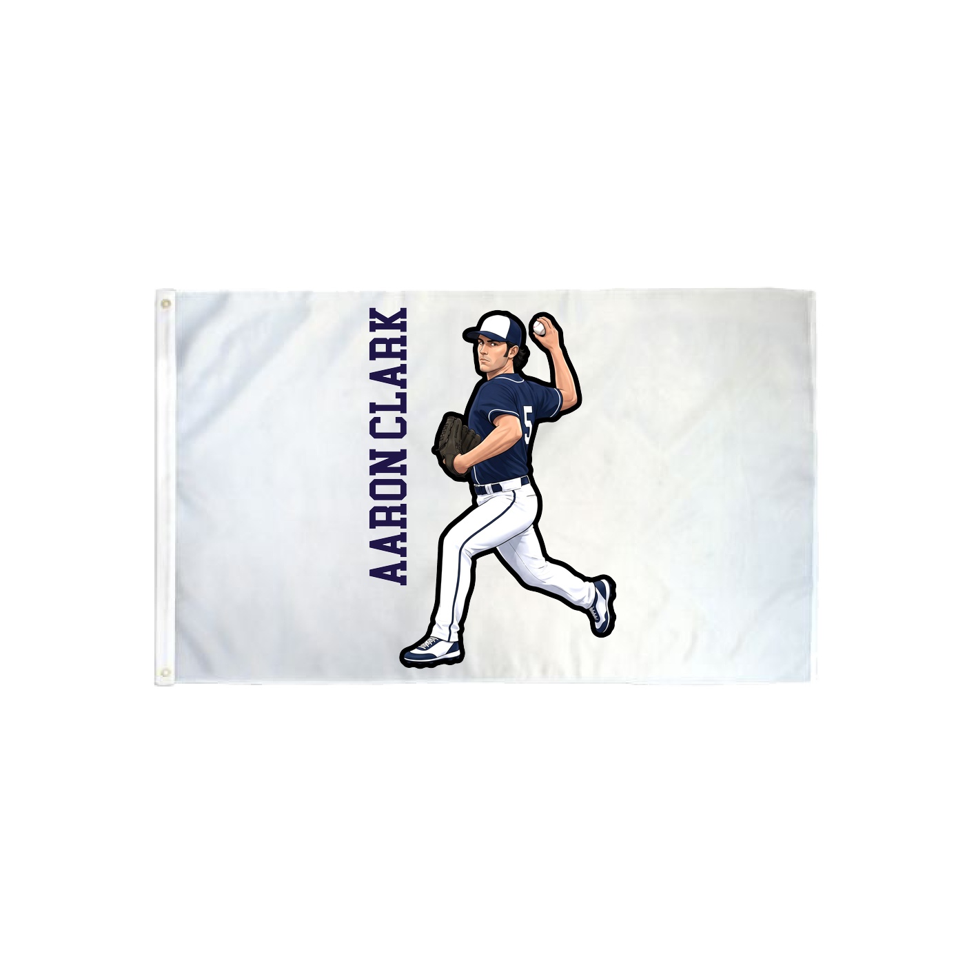 3x5 Flag — Name Vertical in Classic