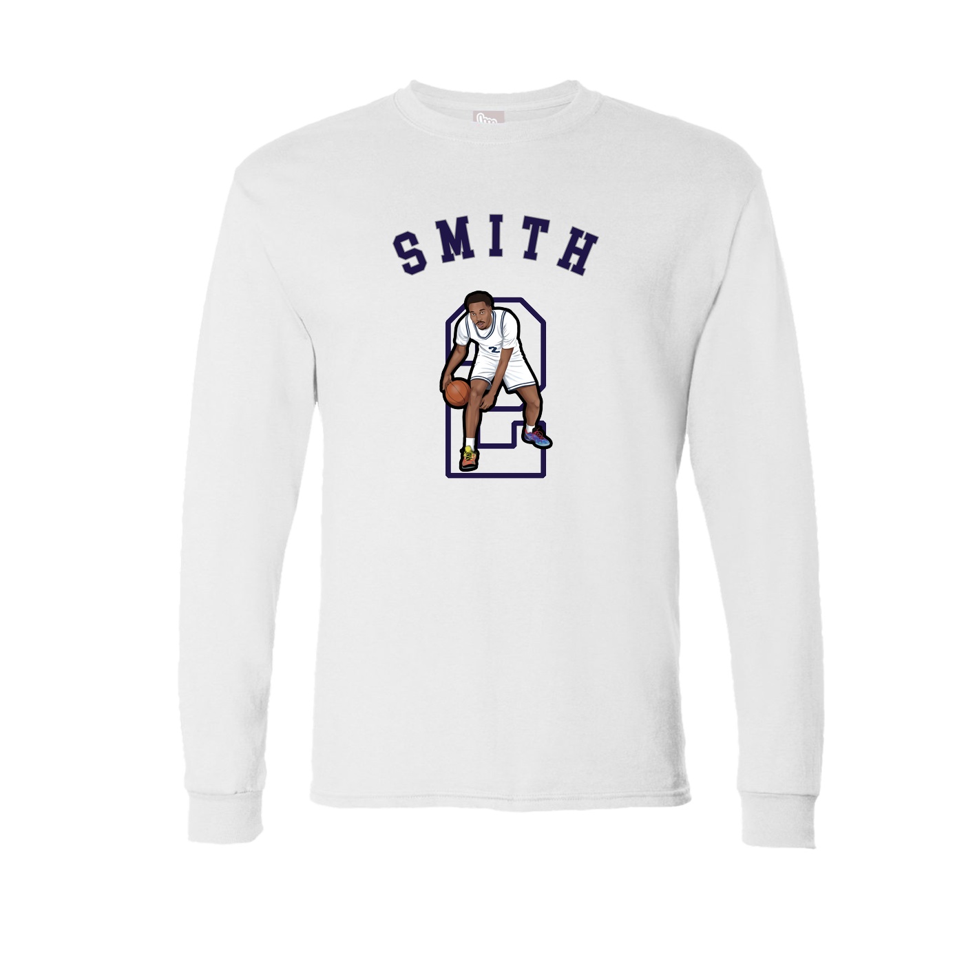 Long Sleeve Tee — Shirsey Arch in White
