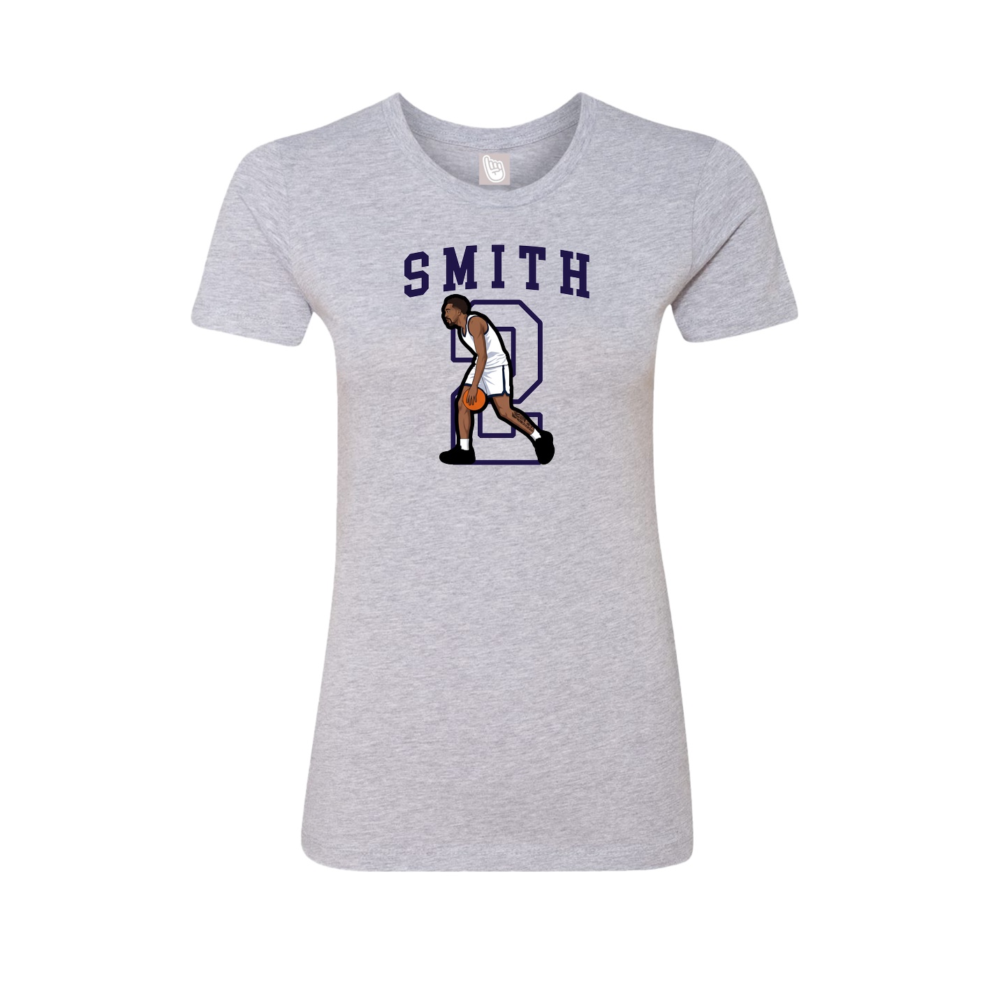 Fitted Women's Tee — Shirsey in Grey