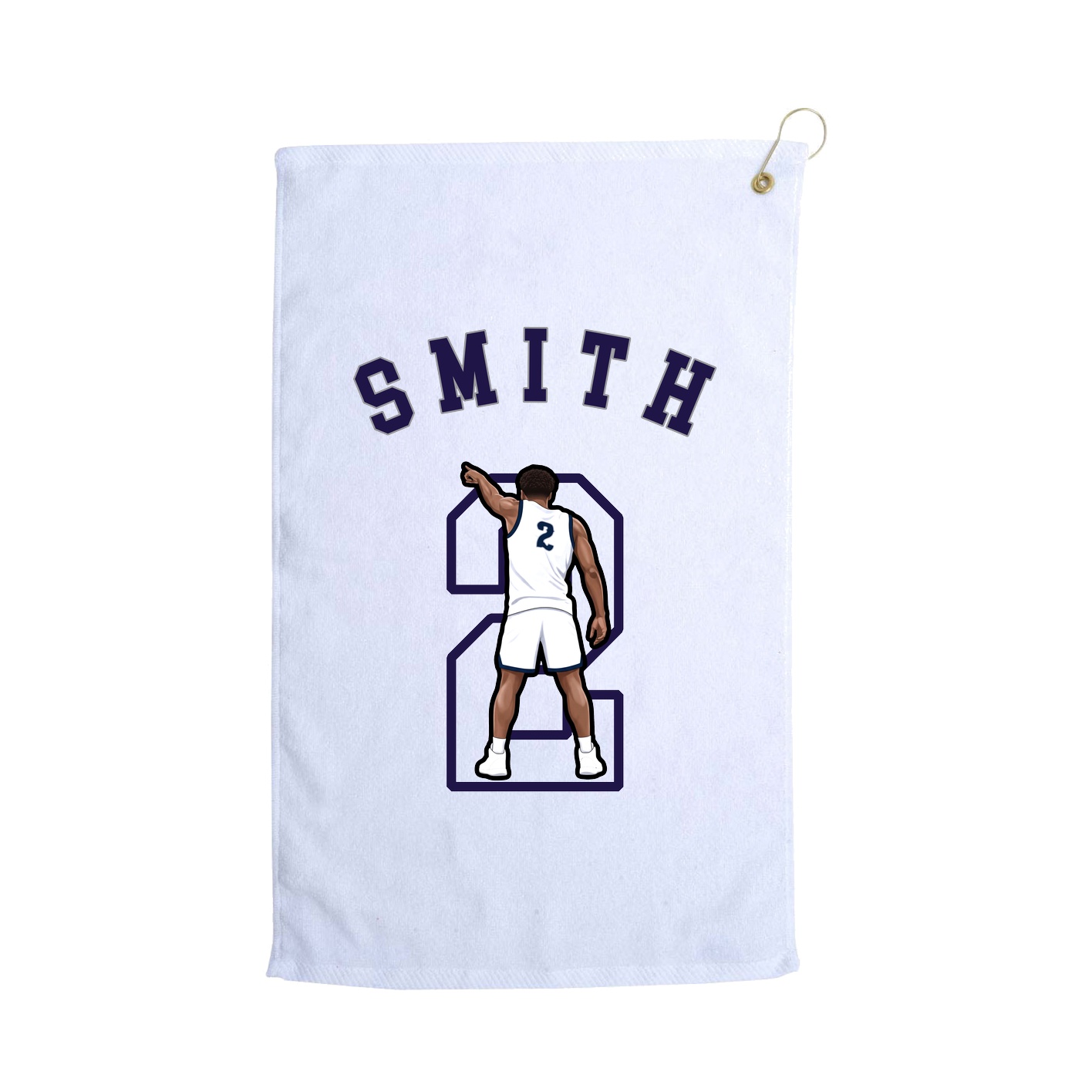 Golf Towel — Shirsey Arch in White