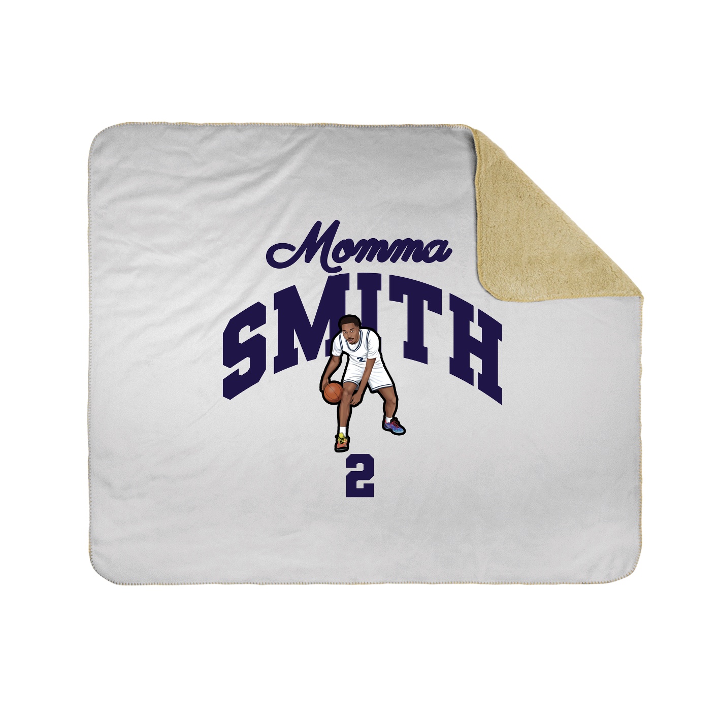 Throw Blanket — Mothers Day Arch in White
