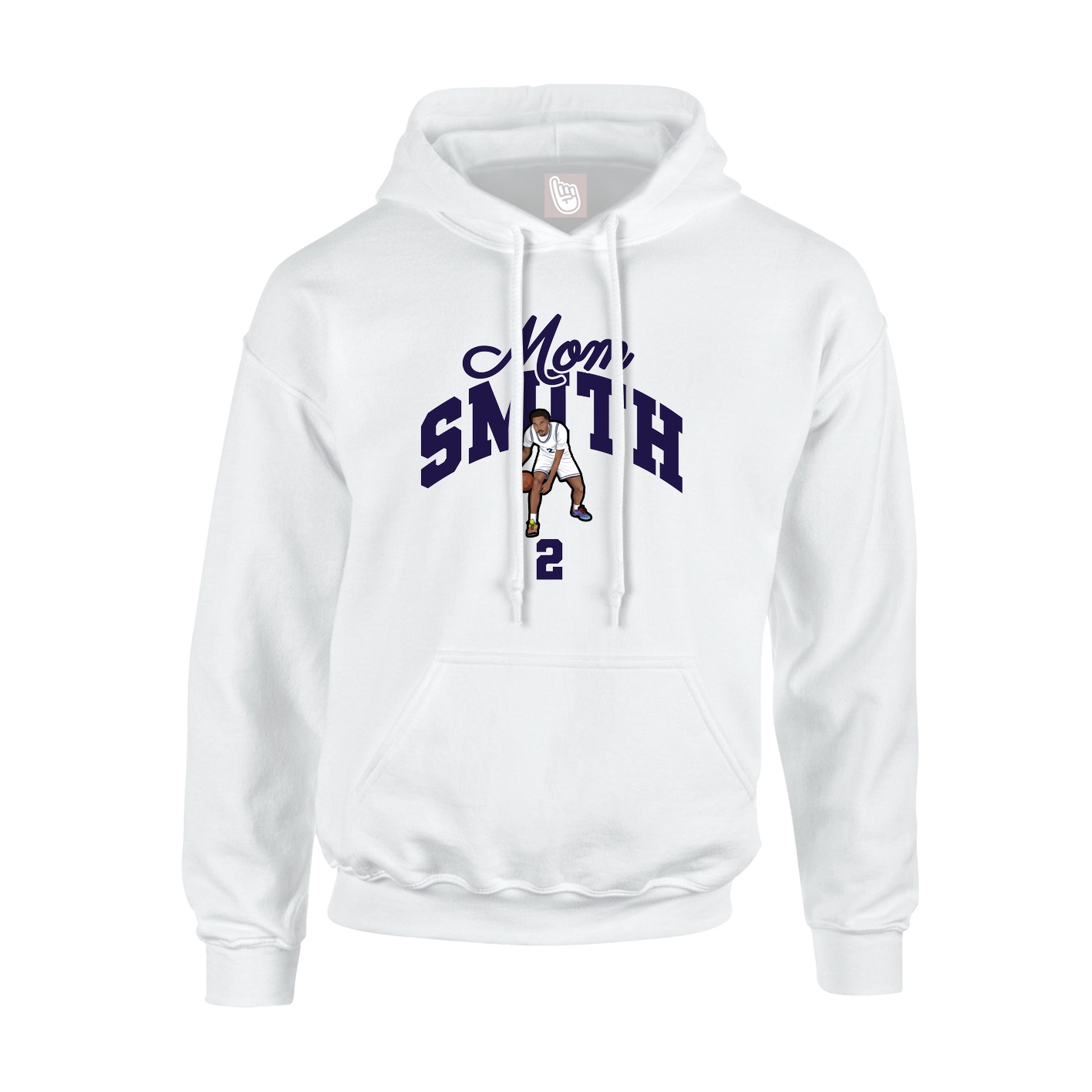 Youth Hoodie — Mothers Day Arch in White
