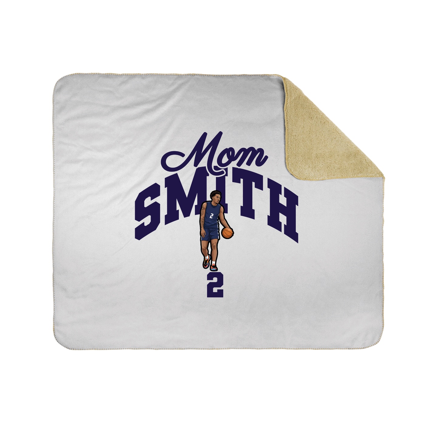 Throw Blanket — Mothers Day Arch in White