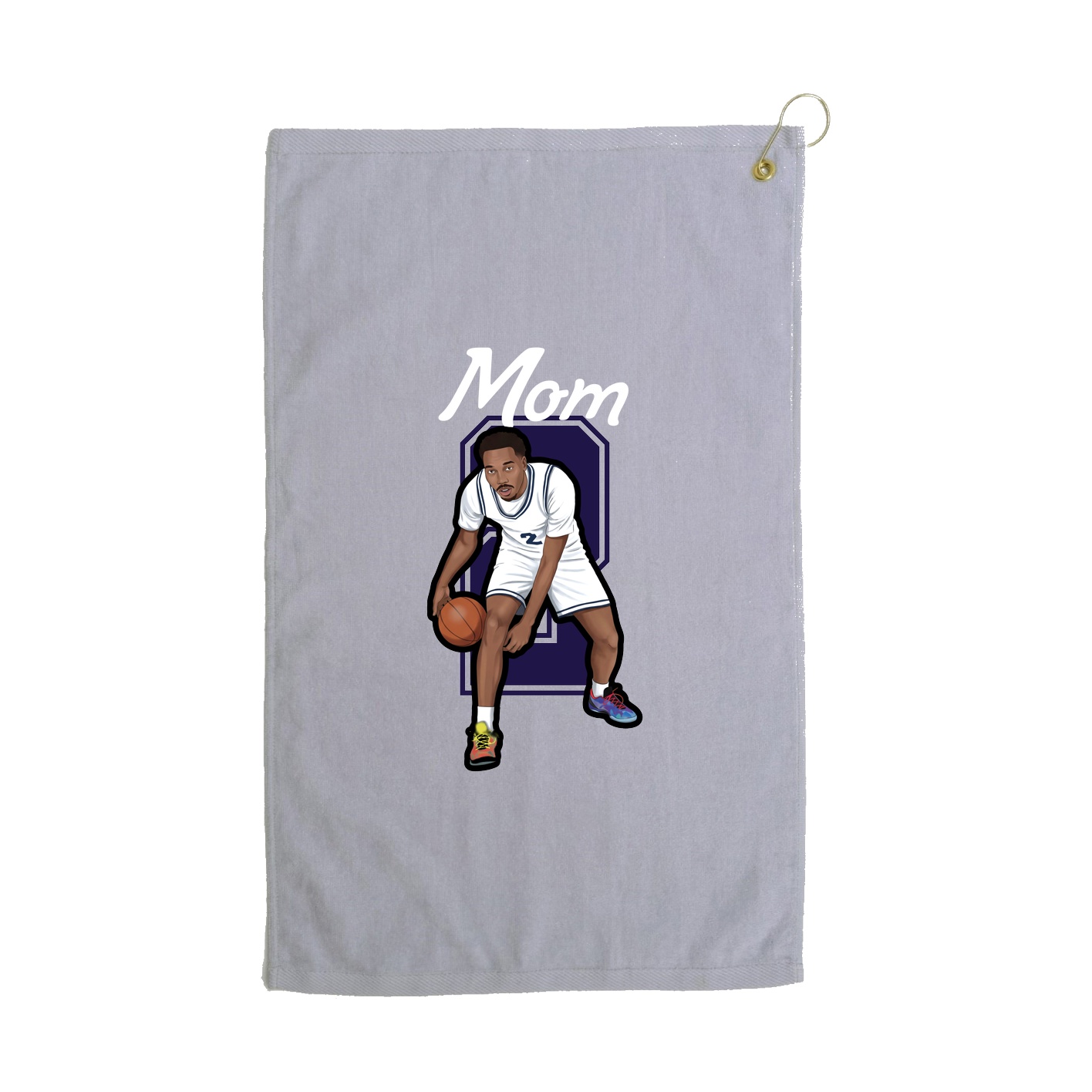 Golf Towel — Mothers Day Shirsey in Grey