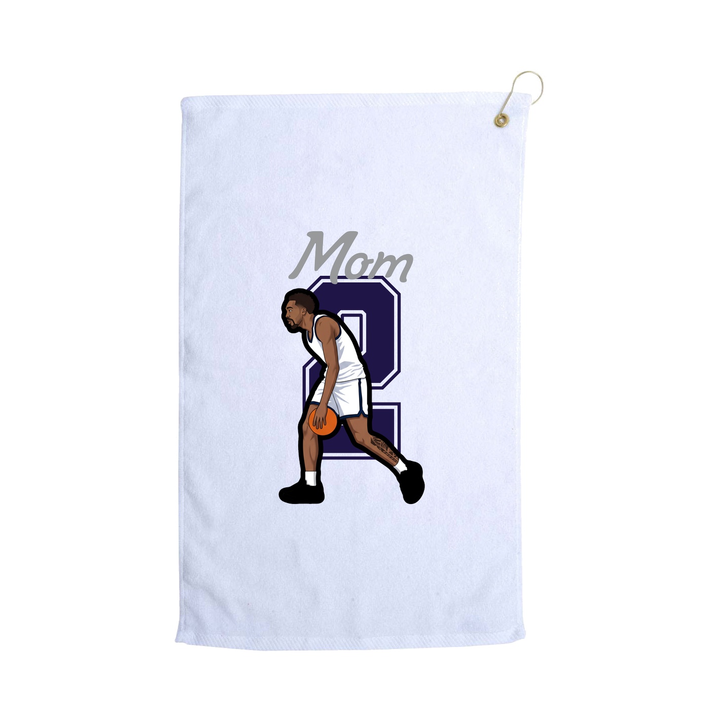 Golf Towel — Mothers Day Shirsey in White