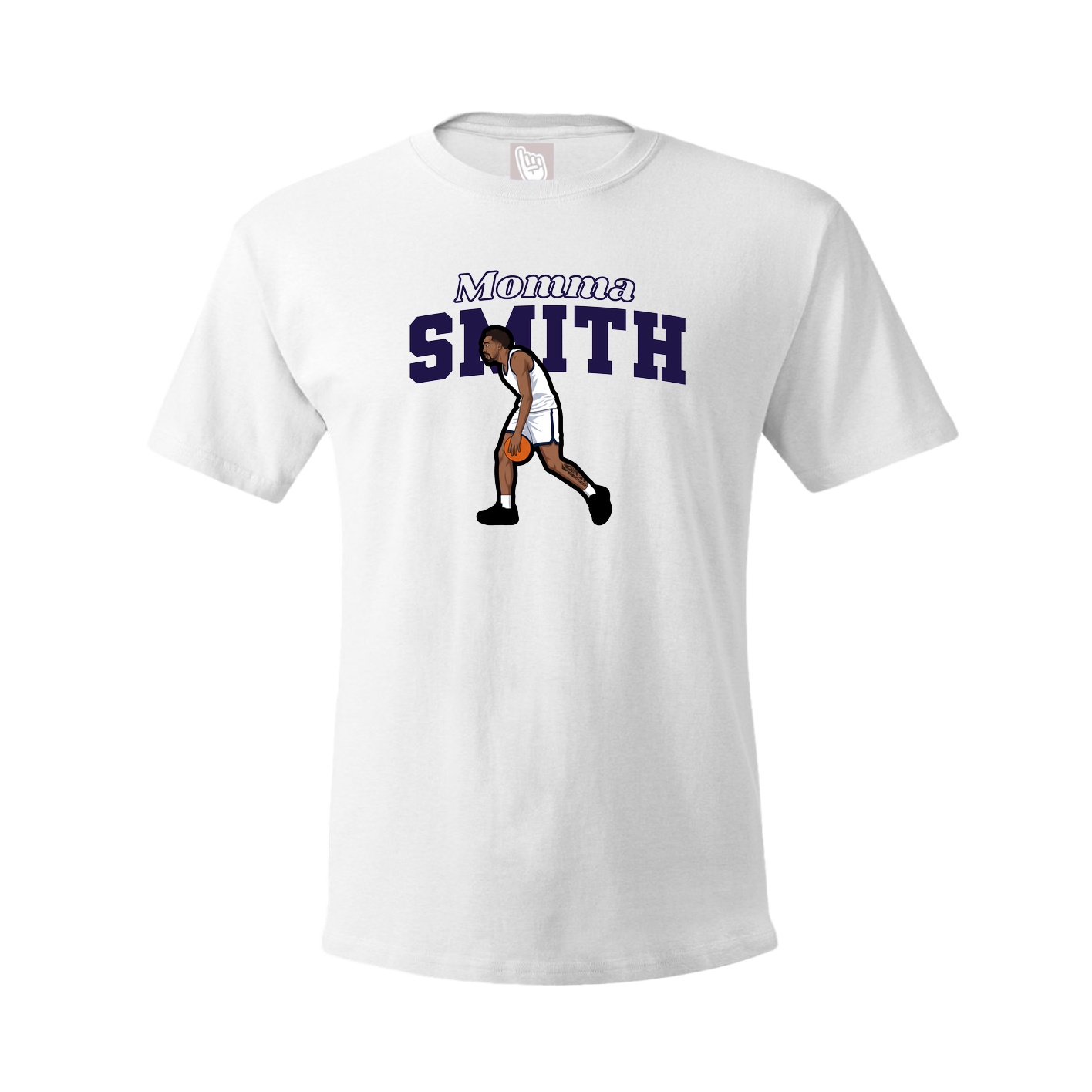 Youth Tee — Mothers Day Block in White