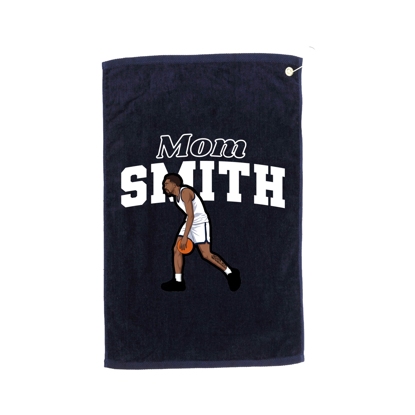 Golf Towel — Mothers Day Block in Navy