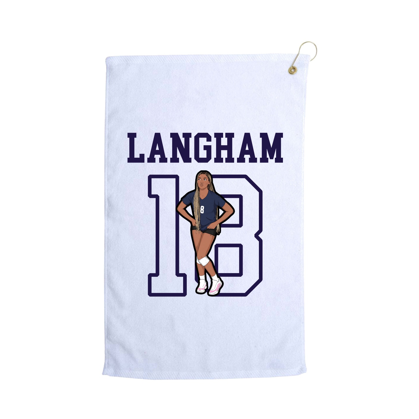 Golf Towel — Shirsey in White