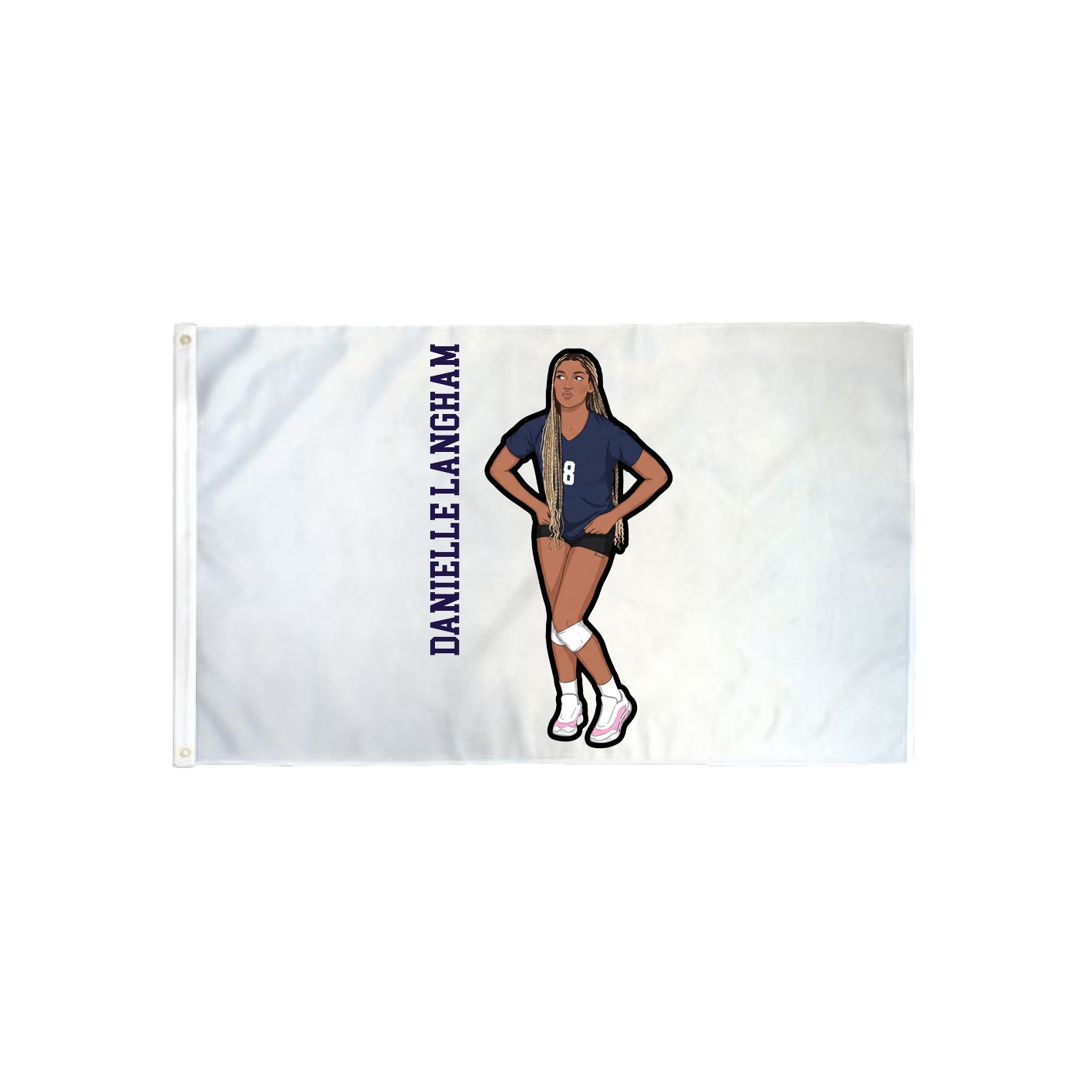 3x5 Flag — Name Vertical in Classic