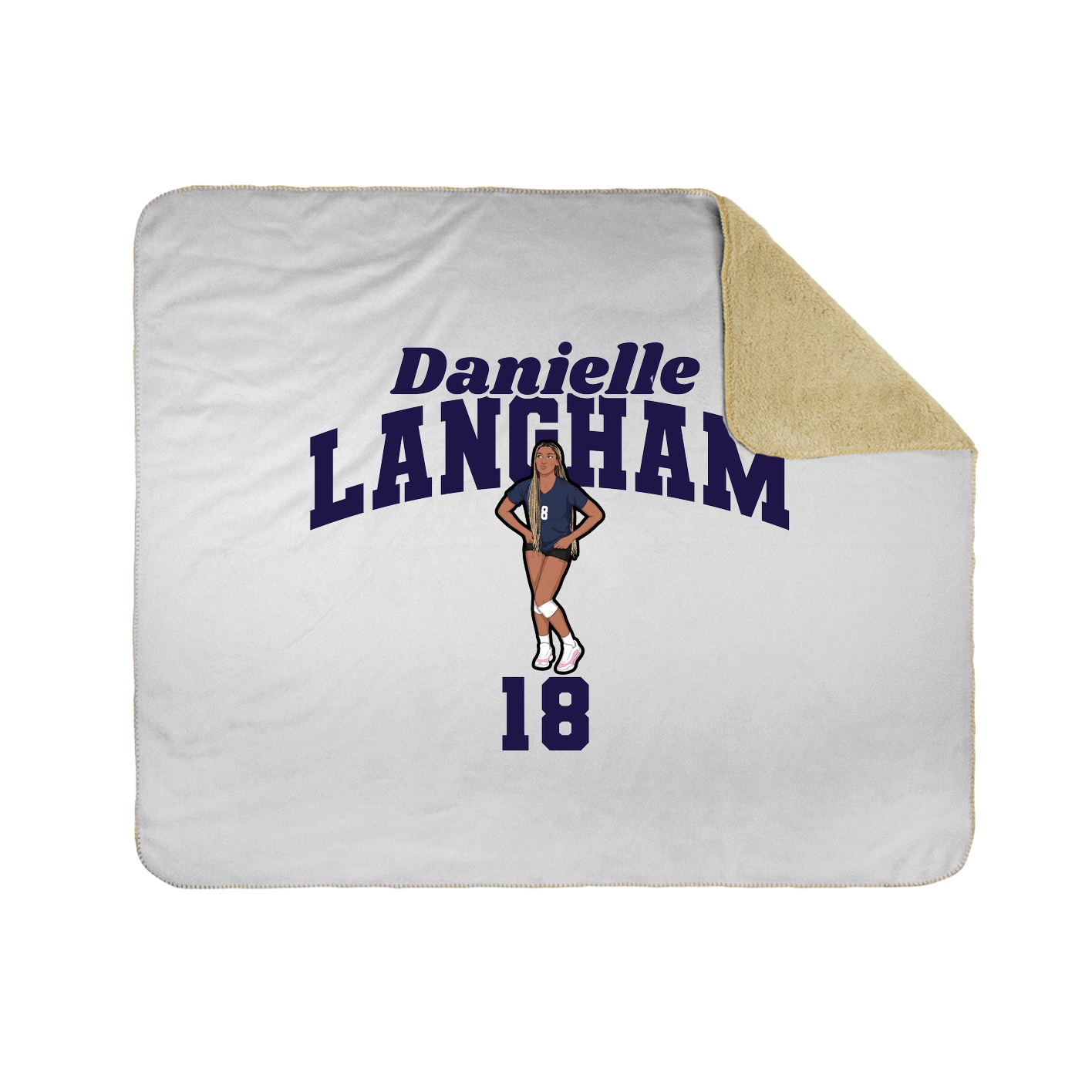 Throw Blanket — Signature Arch in White