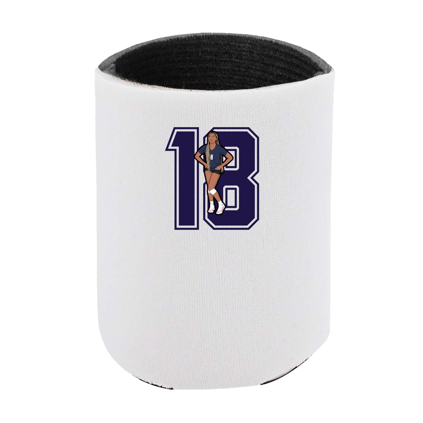 Can Holder — Number in White