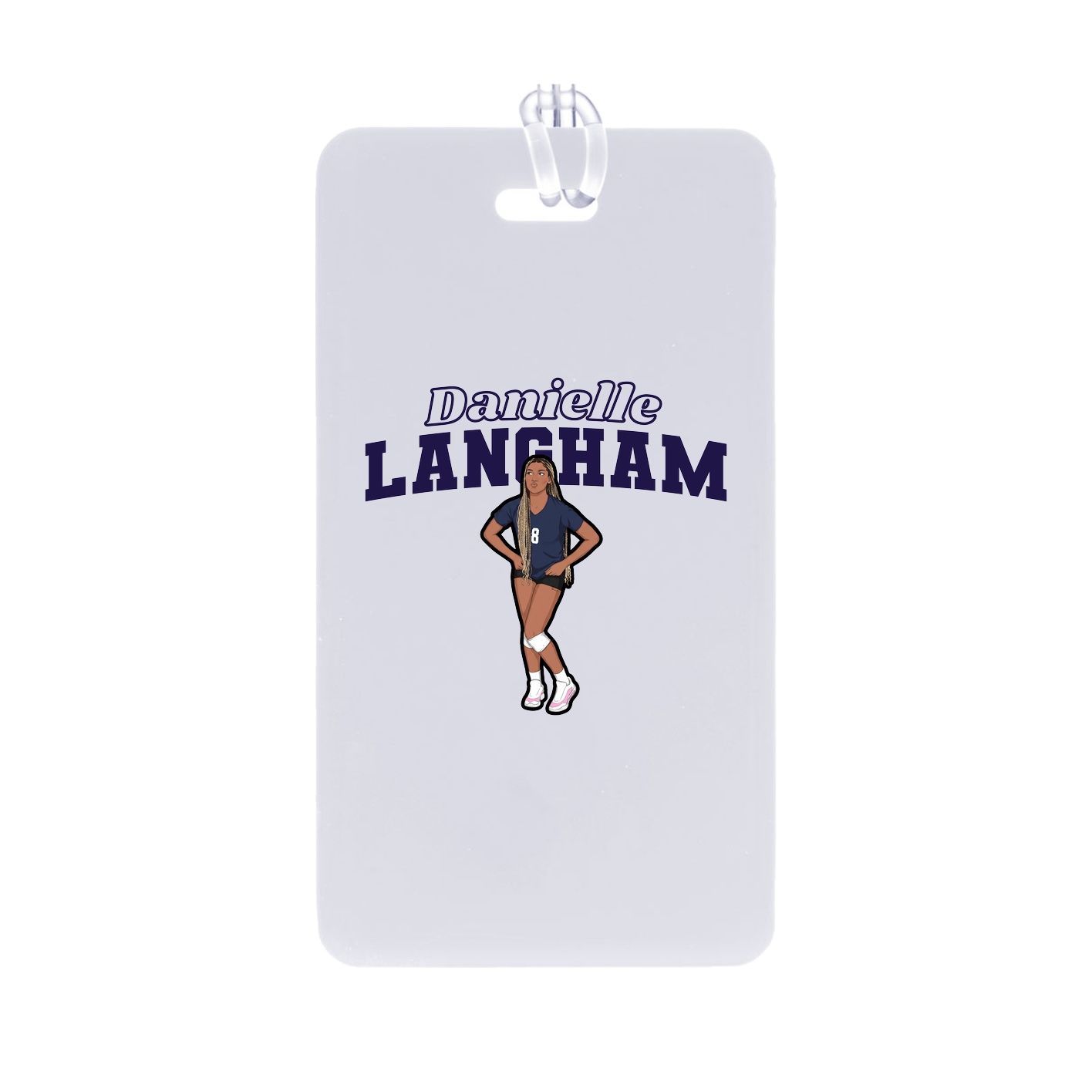 Bag Tag — Name Arch in Classic