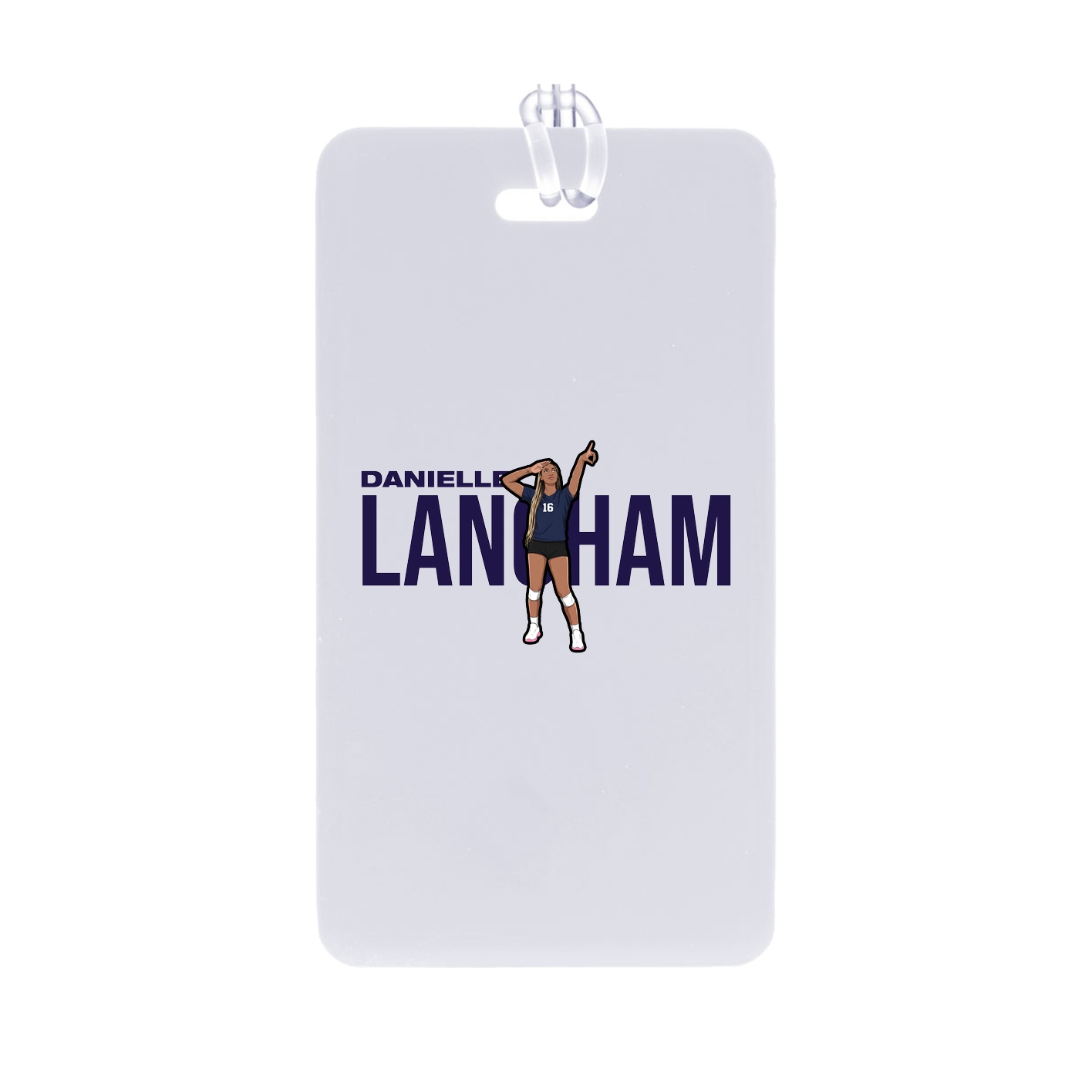 Bag Tag — Player Name in Classic
