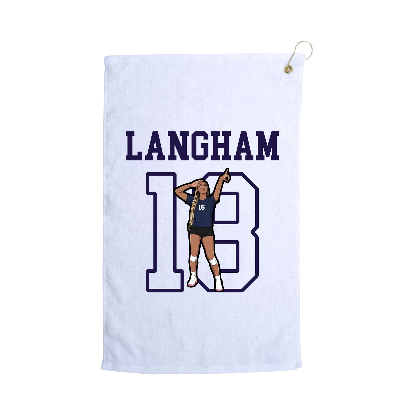 Golf Towel — Shirsey in White