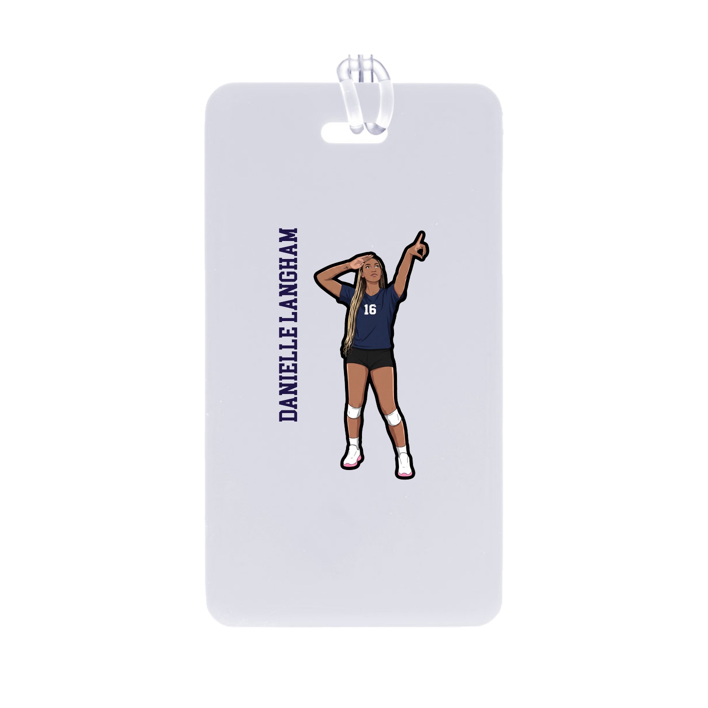 Bag Tag — Name Vertical in Classic