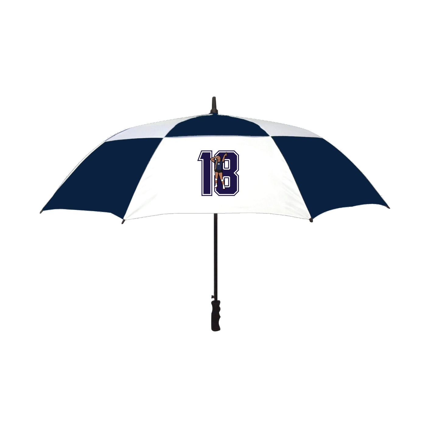 Golf Umbrella — Number in Navy