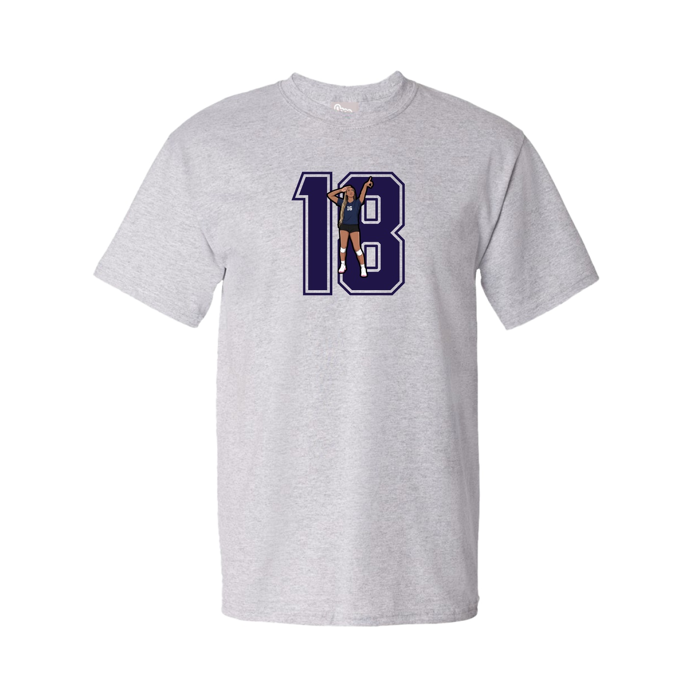 Tee — Number in Grey