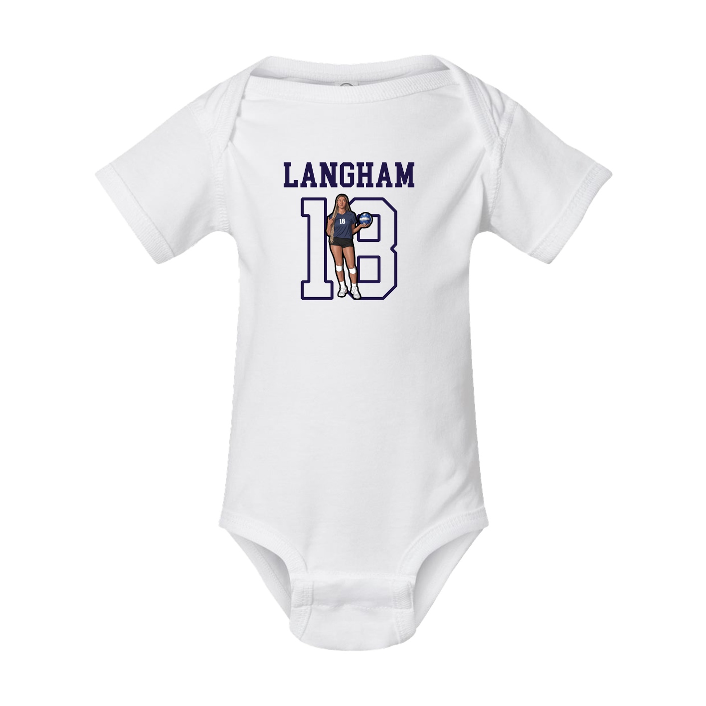 Baby Onesie — Shirsey in White
