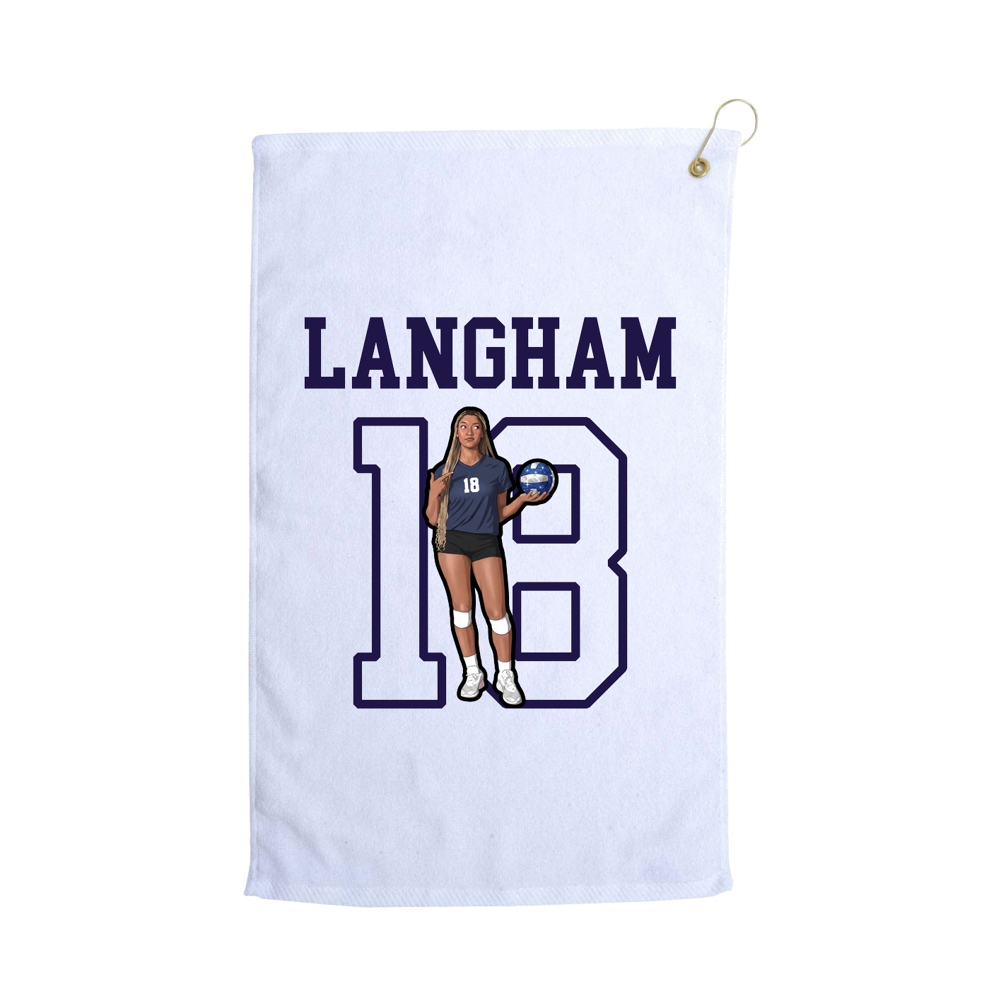 Golf Towel — Shirsey in White