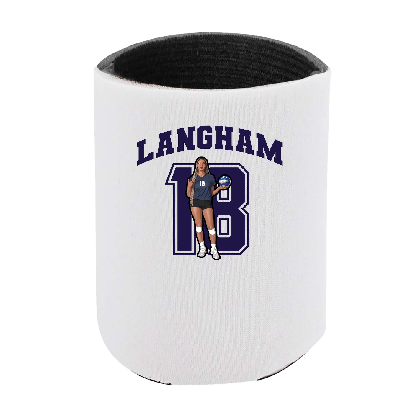 Can Holder — Number in White