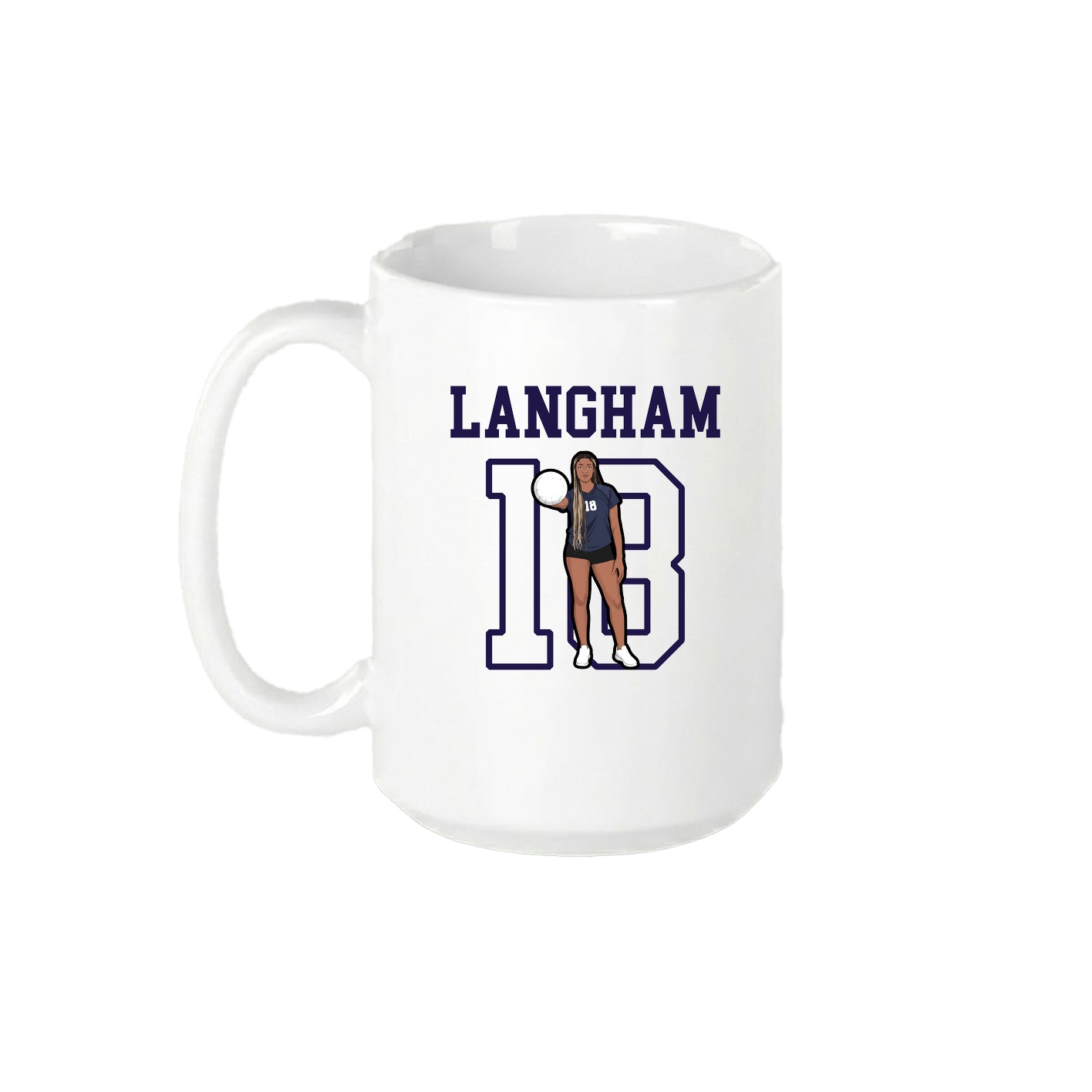 15oz Coffee Mug — Shirsey in White