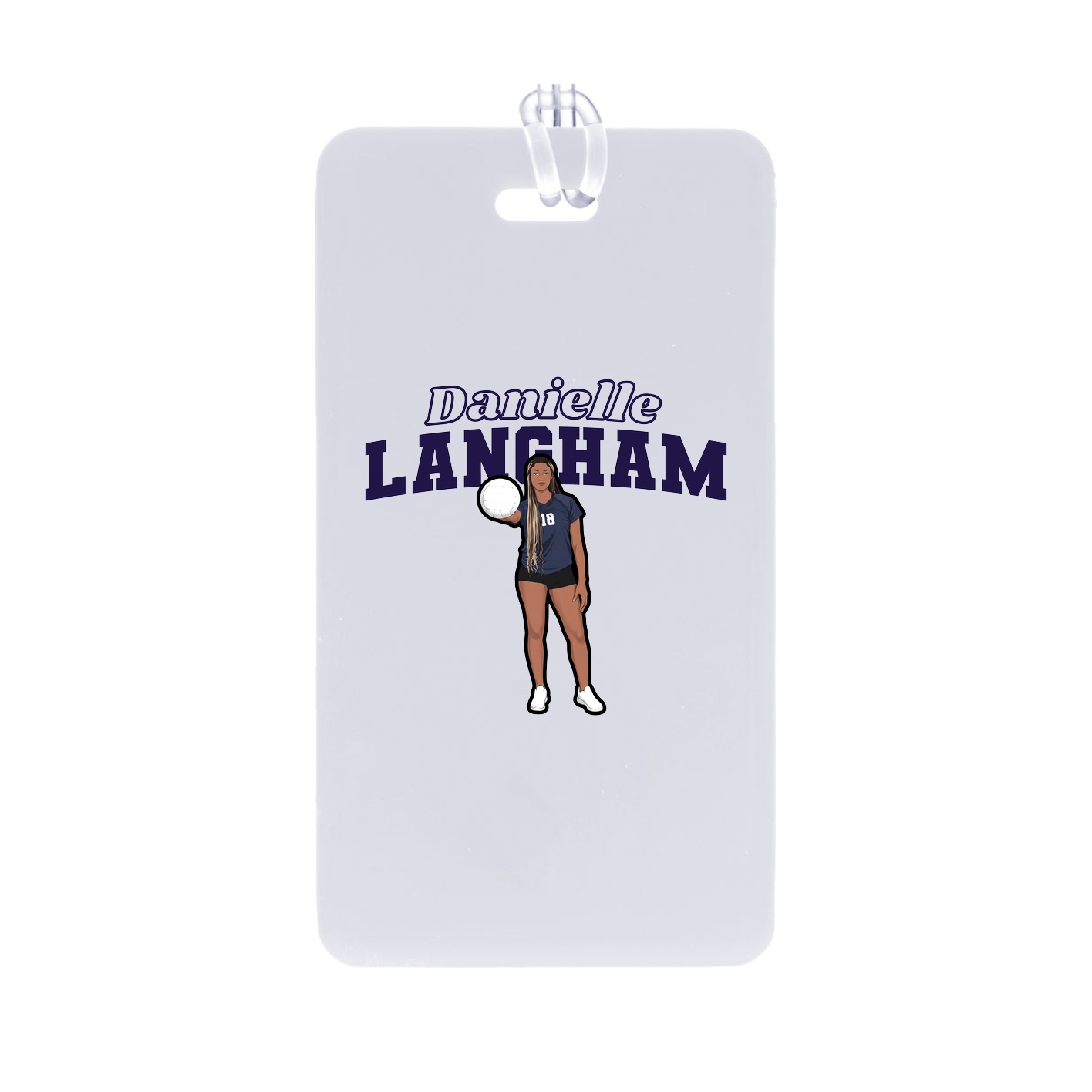 Bag Tag — Name Arch in Classic