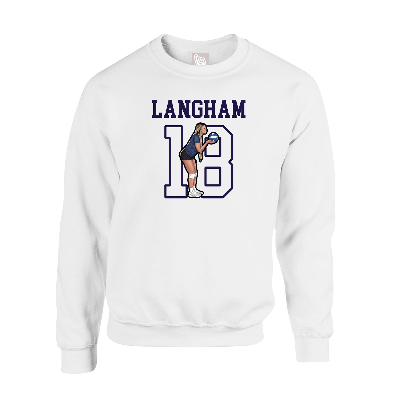 Fleece Crew — Shirsey in White