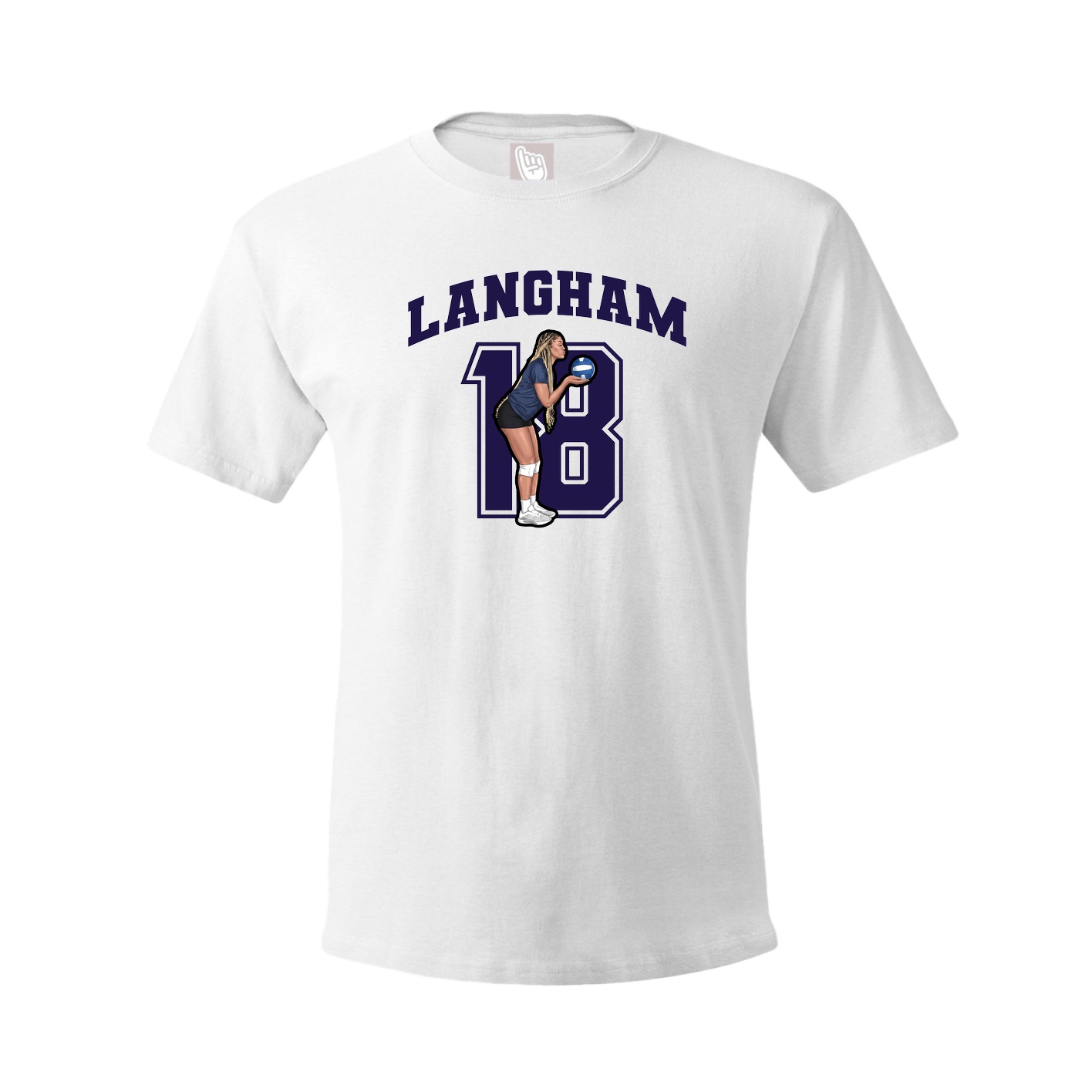 Tee — Number in White