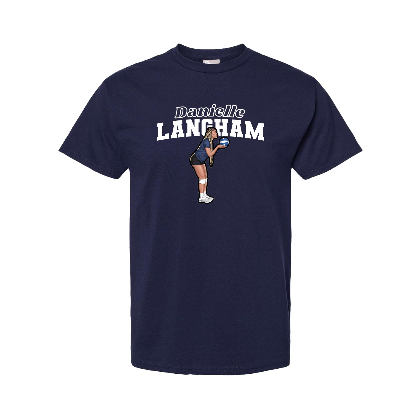 Tee — Name Arch in Navy