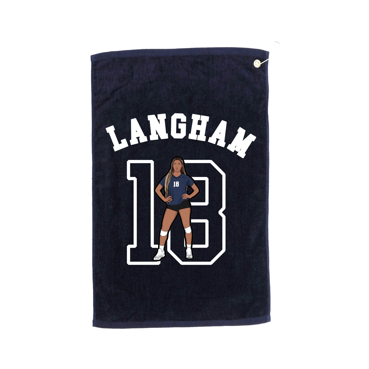 Golf Towel — Shirsey Arch in Navy