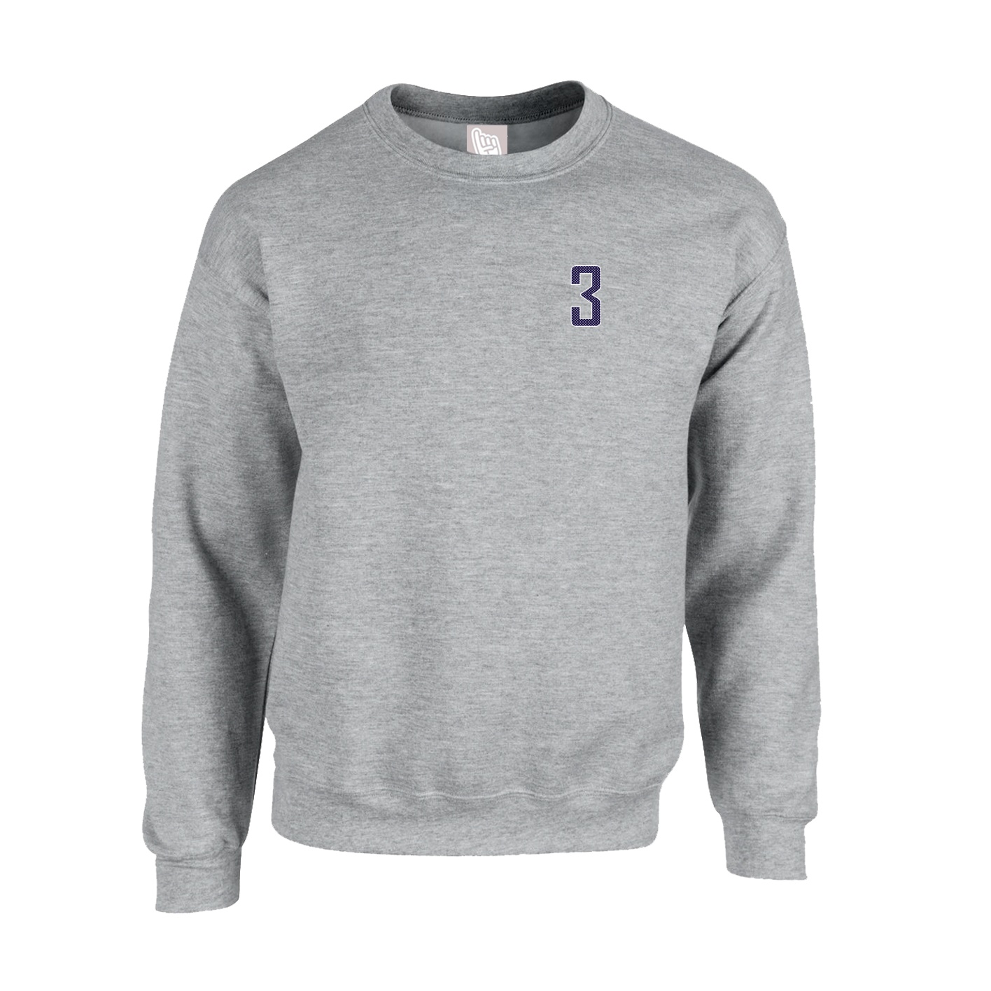Fleece Crew — Front Shirsy in Grey