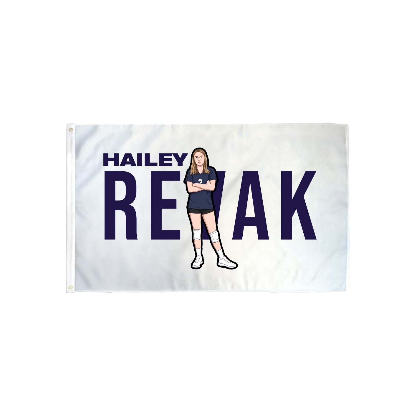 3x5 Flag — Player Name in Classic