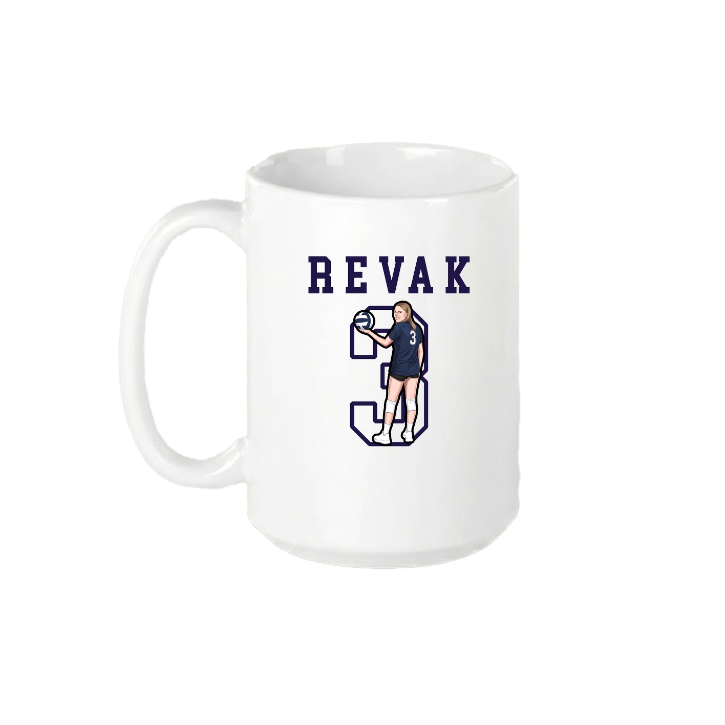 15oz Coffee Mug — Shirsey in White