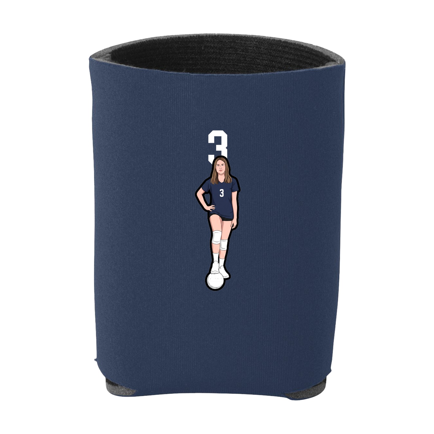 Can Holder — Number Top in Navy