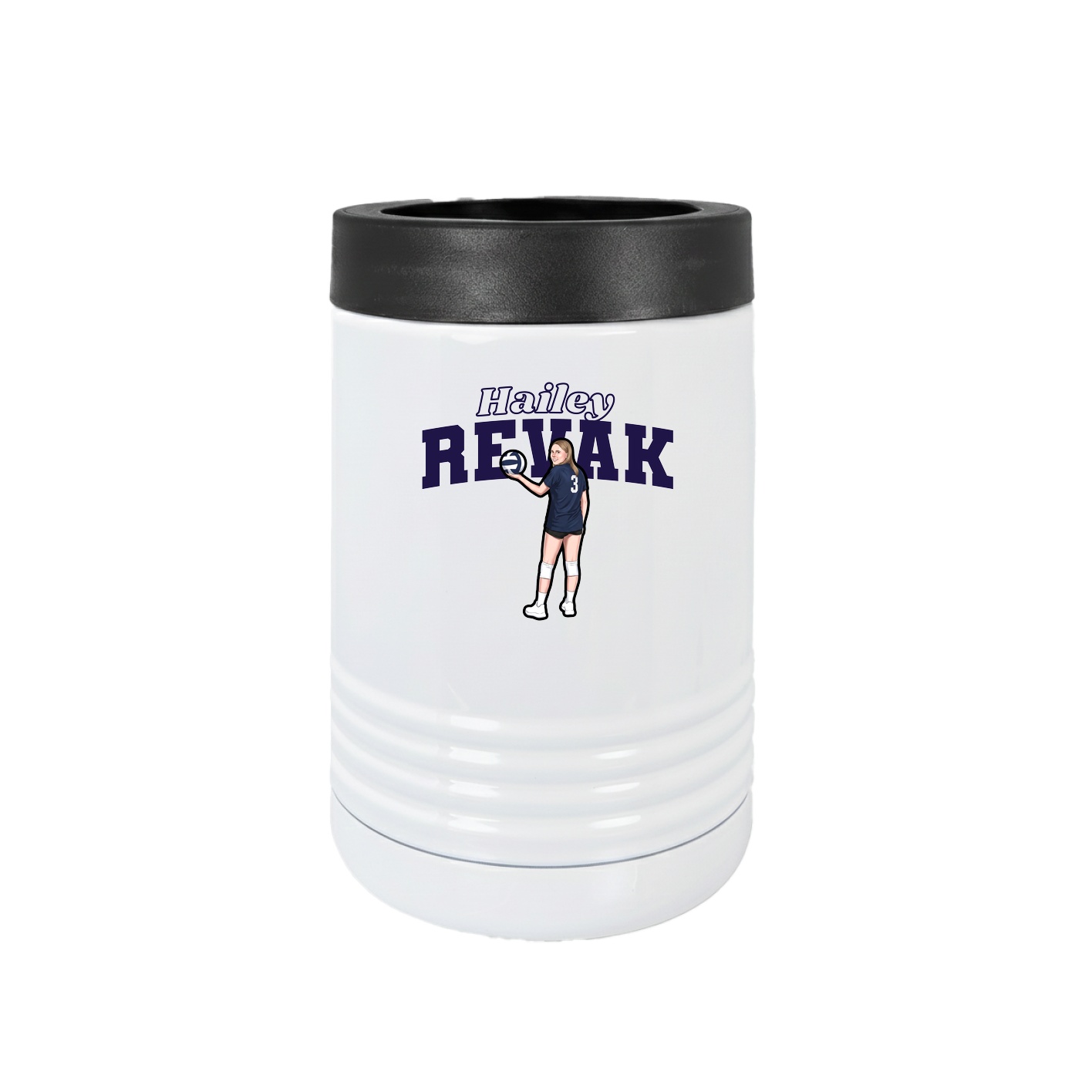 Beverage Holder — Name Arch in White