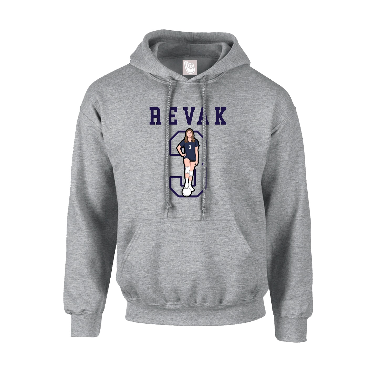 Hoodie — Shirsey in Grey